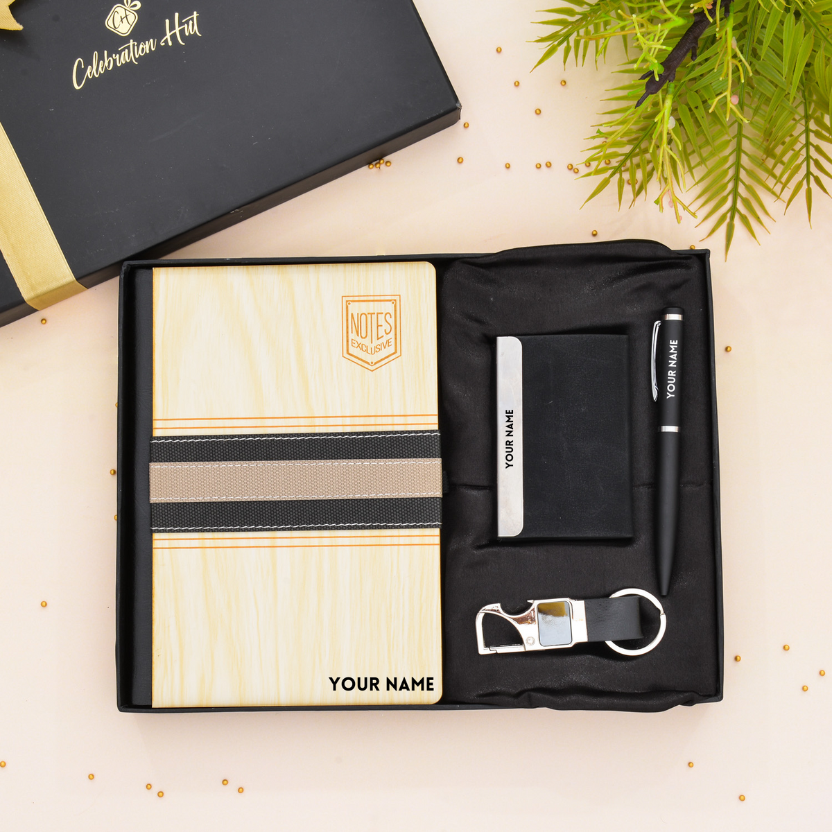 LUXURY PERSONALISED DIARY SET – Celebration Hut