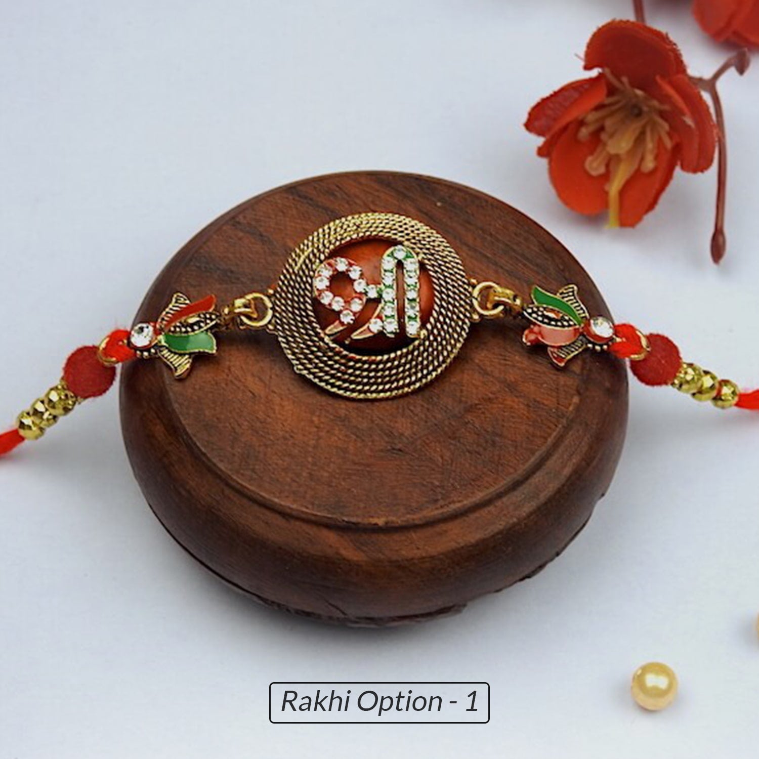 Glorious Rakhis With Laddus And Dry Fruits